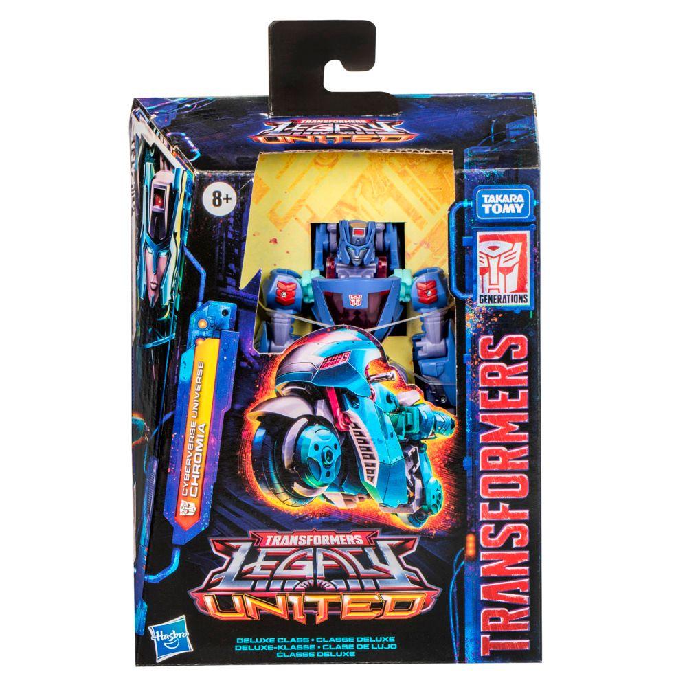 Figura de Acción Transformers Legacy United Deluxe Cyberverse Universe Chromia -2
