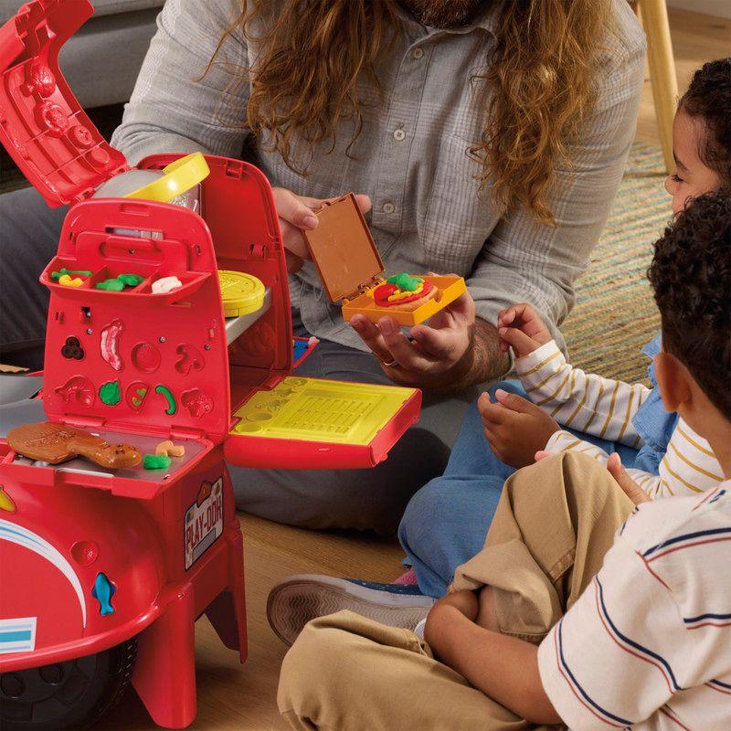 Masas y Plastilinas Play Doh Kitchen Creations Moto Repartidora de Pizzas-6