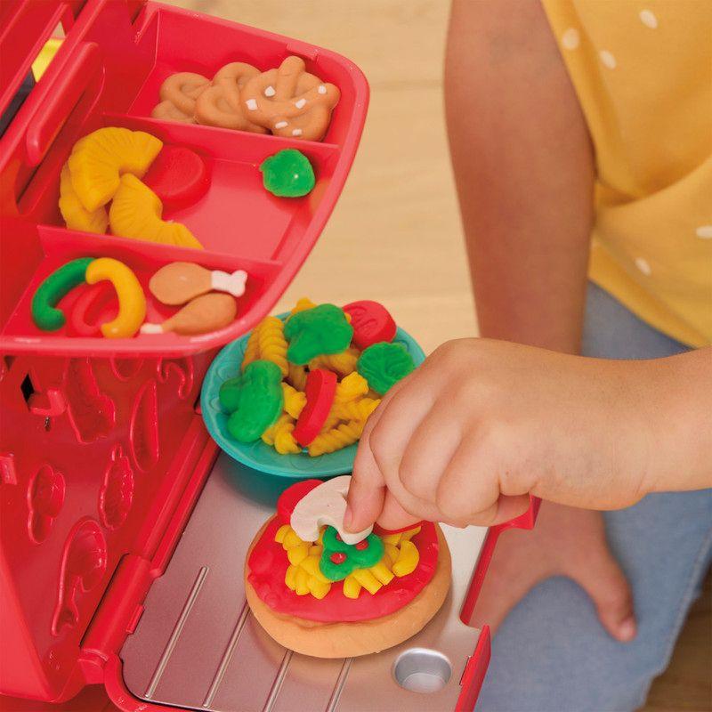 Masas y Plastilinas Play Doh Kitchen Creations Moto Repartidora de Pizzas-9