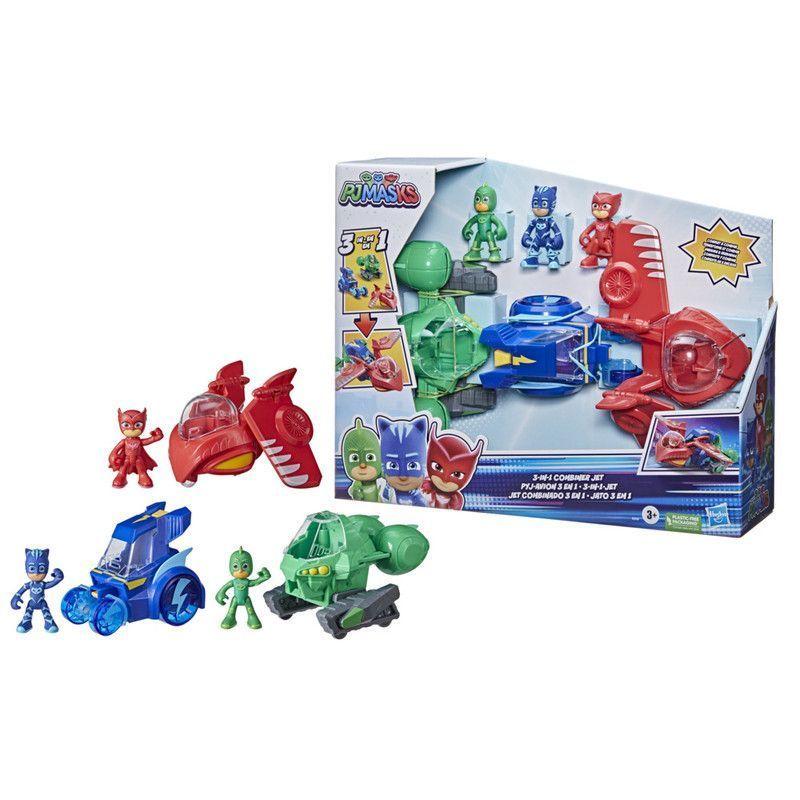 Figura de Acción PJ Masks  Jet Combinado 3 En 1-2