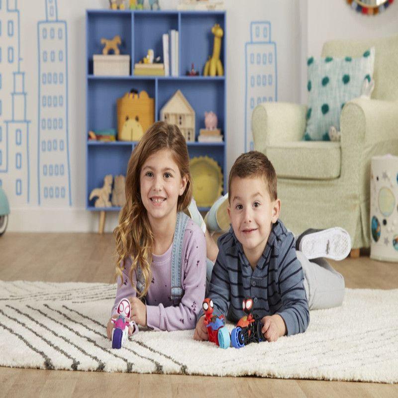 Figura de Acción Spidey & His Amazing Friends Héroe y Motocicleta Surtido-5