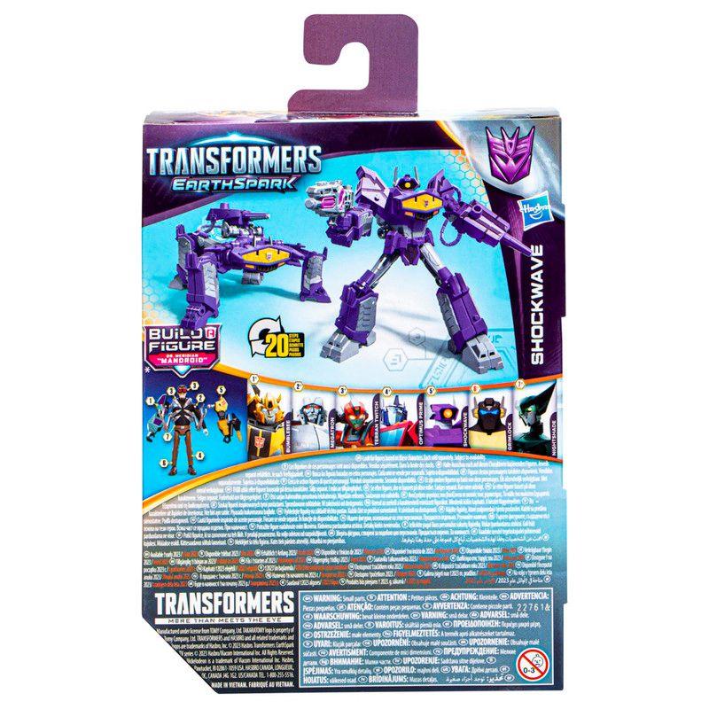 Figura de Acción Transformers EarthSpark Deluxe Shockwave-3