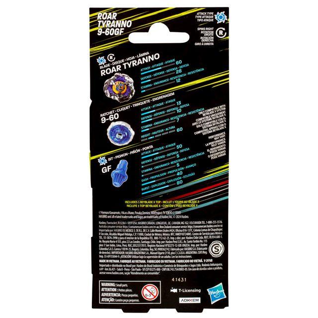 Trompo Beyblade X Kit de Refuerzo Roar Tyranno 9-60GF -3