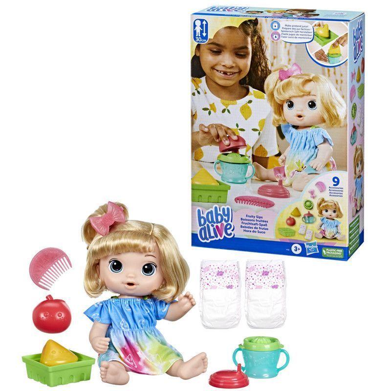 Muñeca Baby Alive Bebida De Frutas Manzana-2
