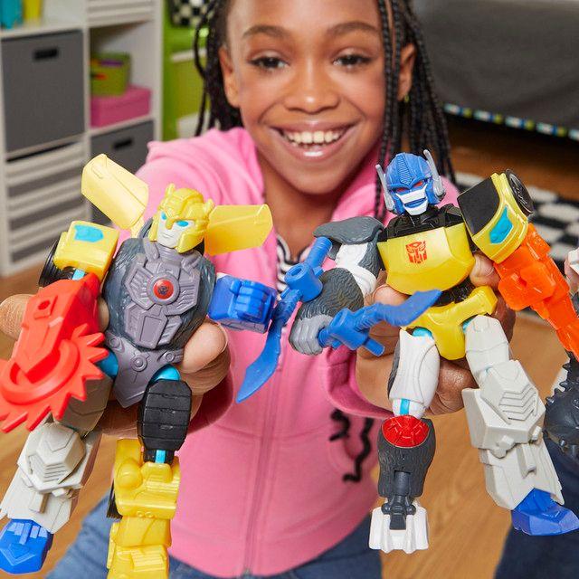 Figura de Acción Transformers MixMashers Optimus Primal-6