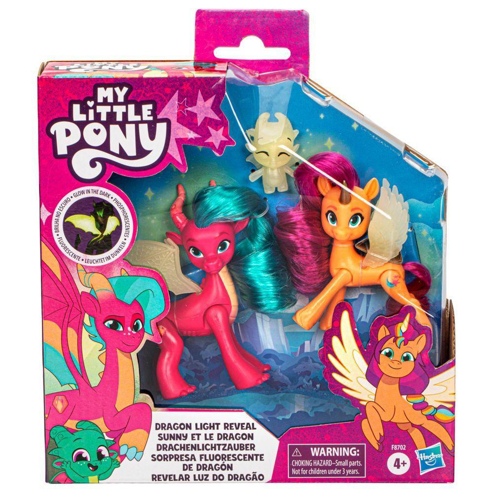 Muñeca My Little Pony Sorpresa Fluorescente de Dragón-0