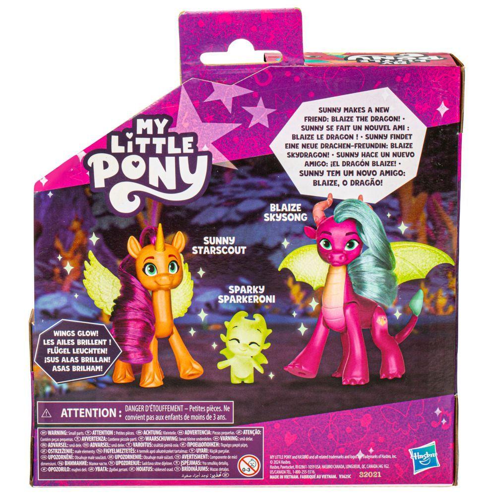 Muñeca My Little Pony Sorpresa Fluorescente de Dragón-2