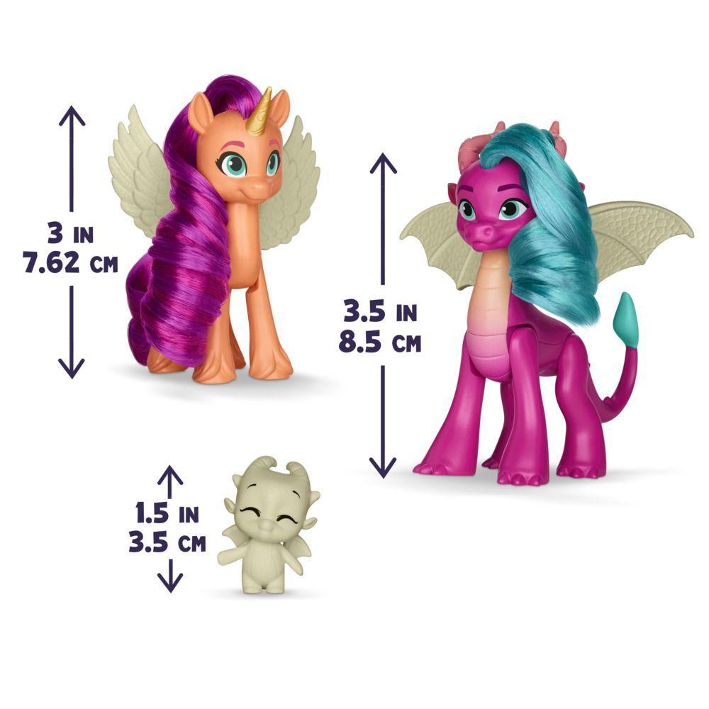 Muñeca My Little Pony Sorpresa Fluorescente de Dragón-4
