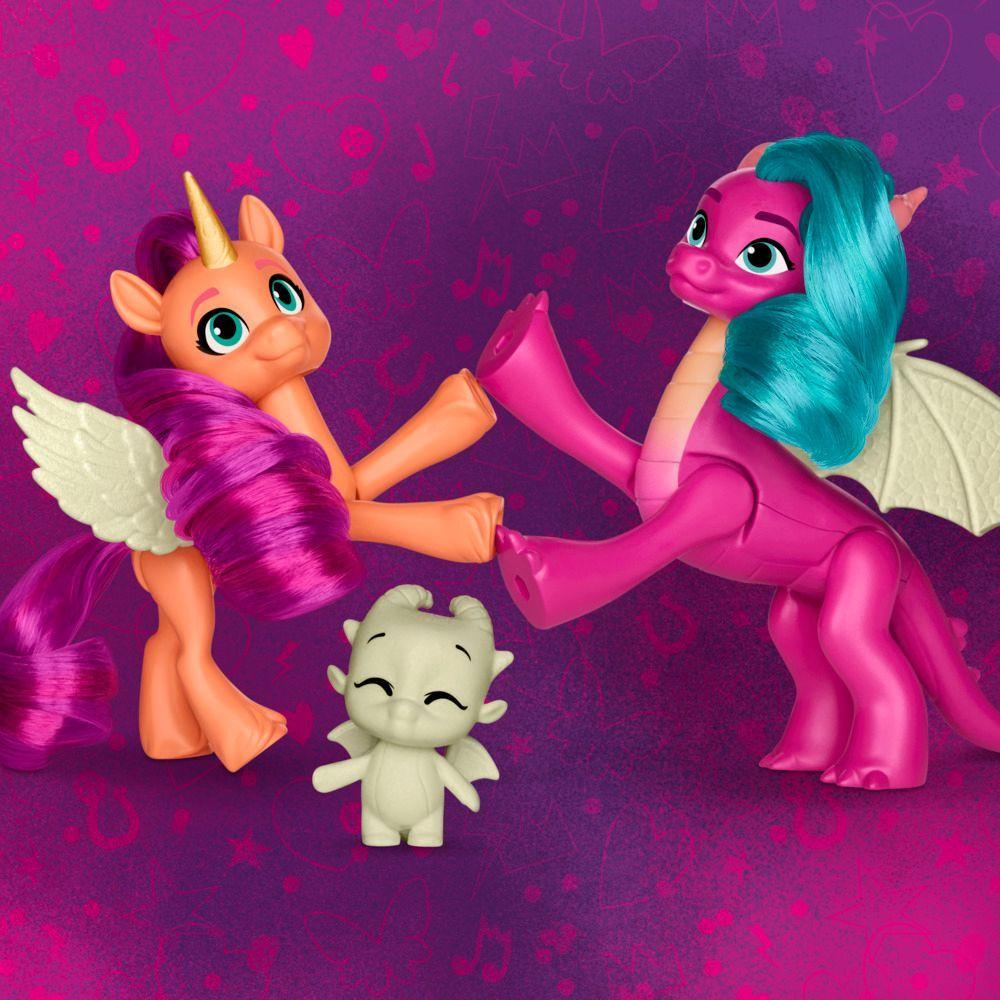Muñeca My Little Pony Sorpresa Fluorescente de Dragón-5
