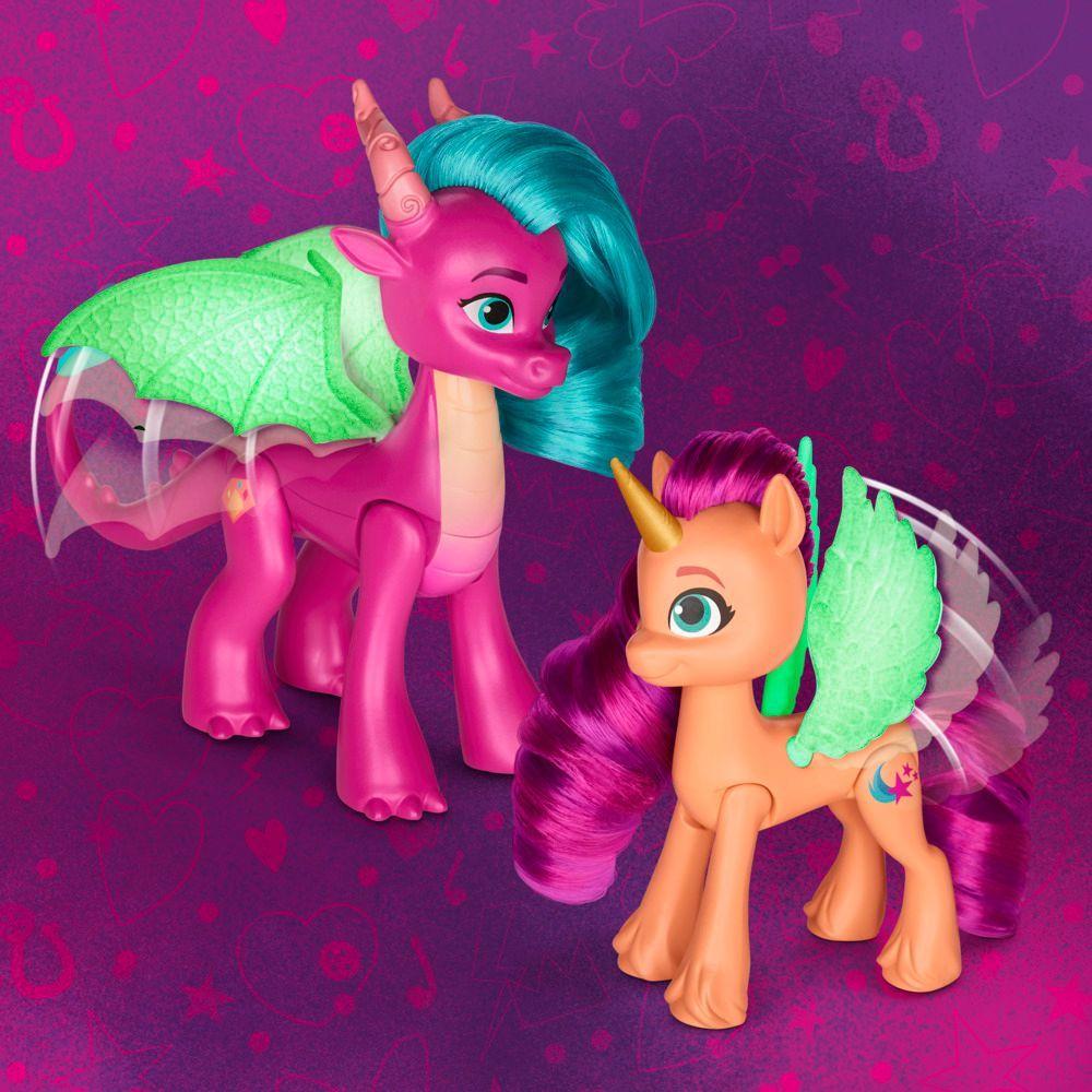 Muñeca My Little Pony Sorpresa Fluorescente de Dragón-7