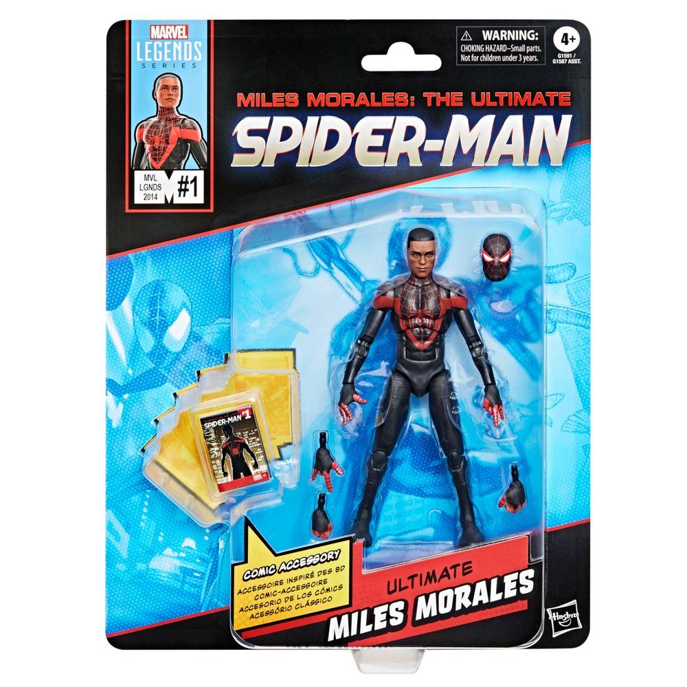 Figura de Acción Marvel Legends Series Spiderman Ultimate Miles Morales-1