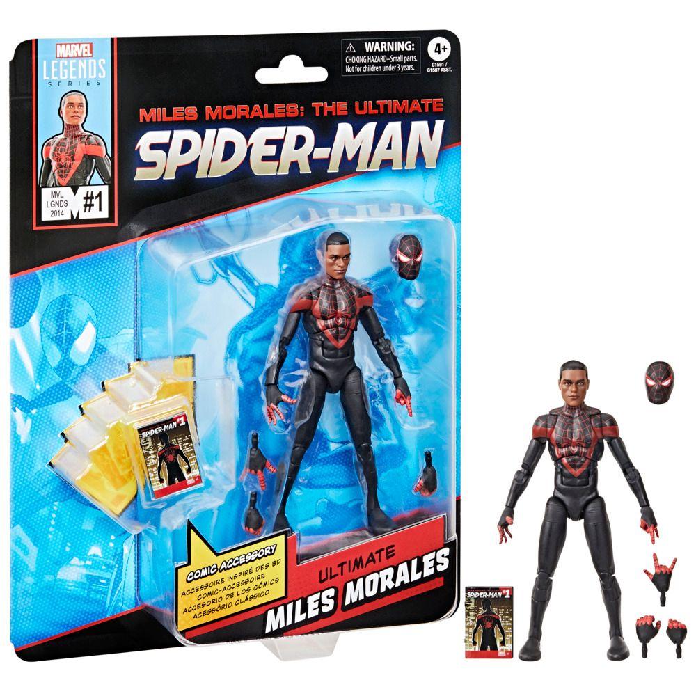 Figura de Acción Marvel Legends Series Spiderman Ultimate Miles Morales-2