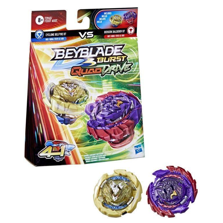 Trompo Beyblade Burst Quad Drive Vs Belfyre B7 Balderov-0