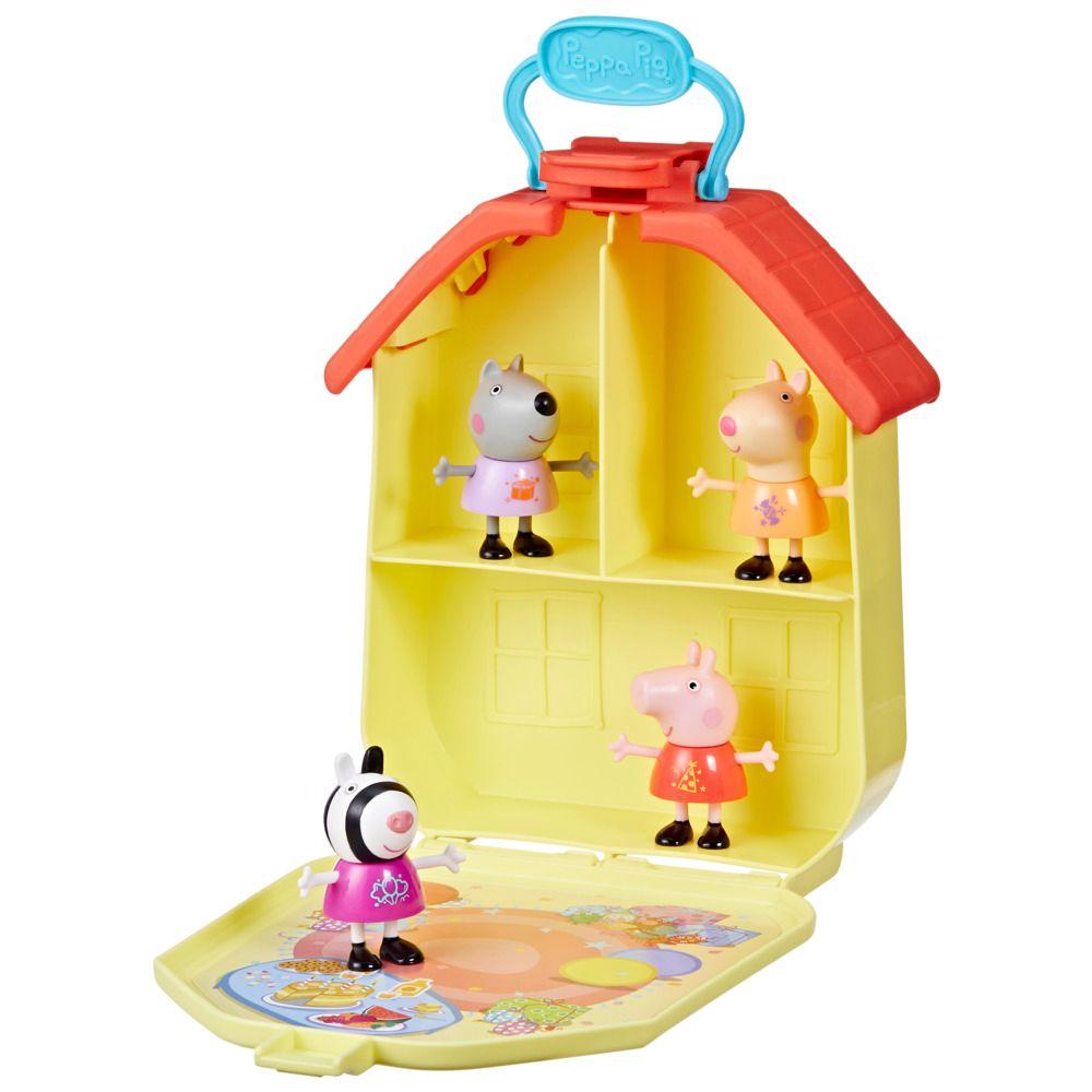 Muñeca Peppa Pig Casita de Fiesta Portátil-4