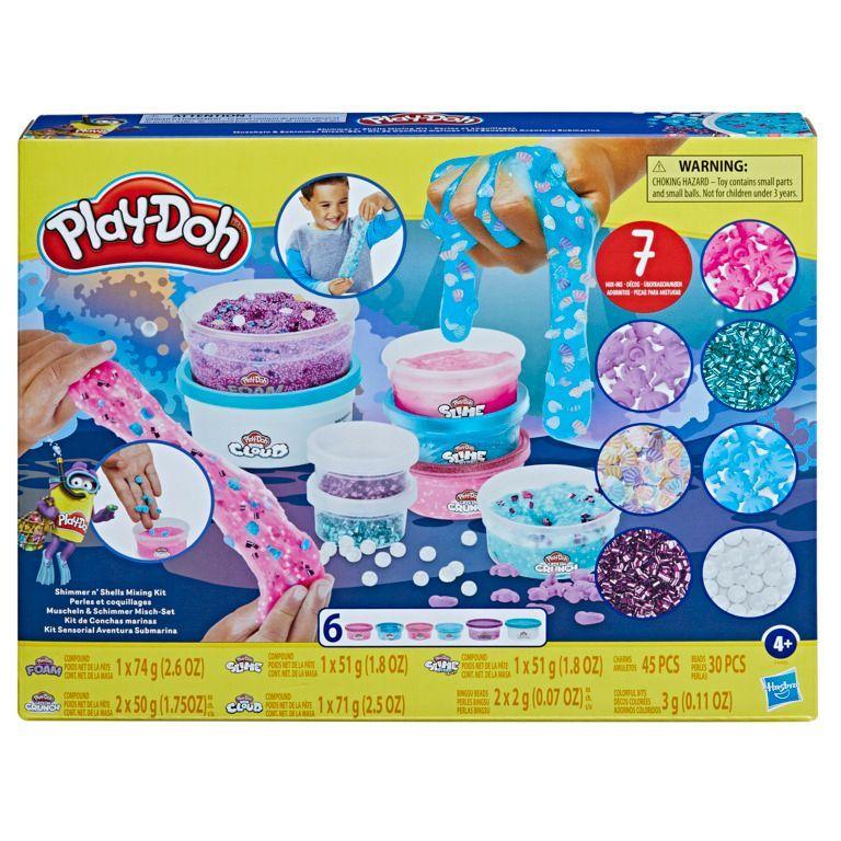 Masas y Plastilinas Play Doh Kit De Mezclas Conchas Marinas-0