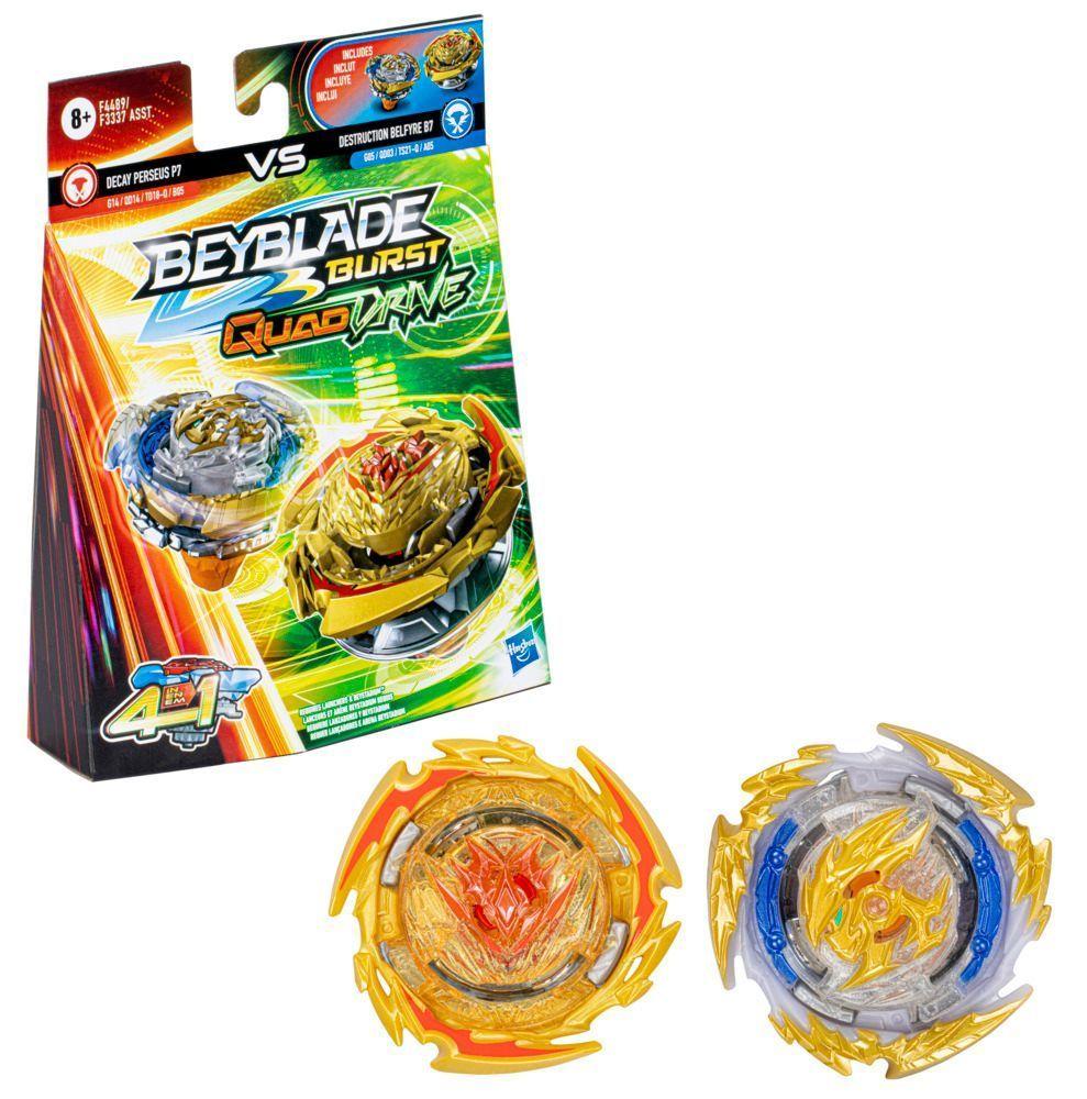 Trompo Beyblade Quad Drive Perseus P7 Belfyre B7 -0