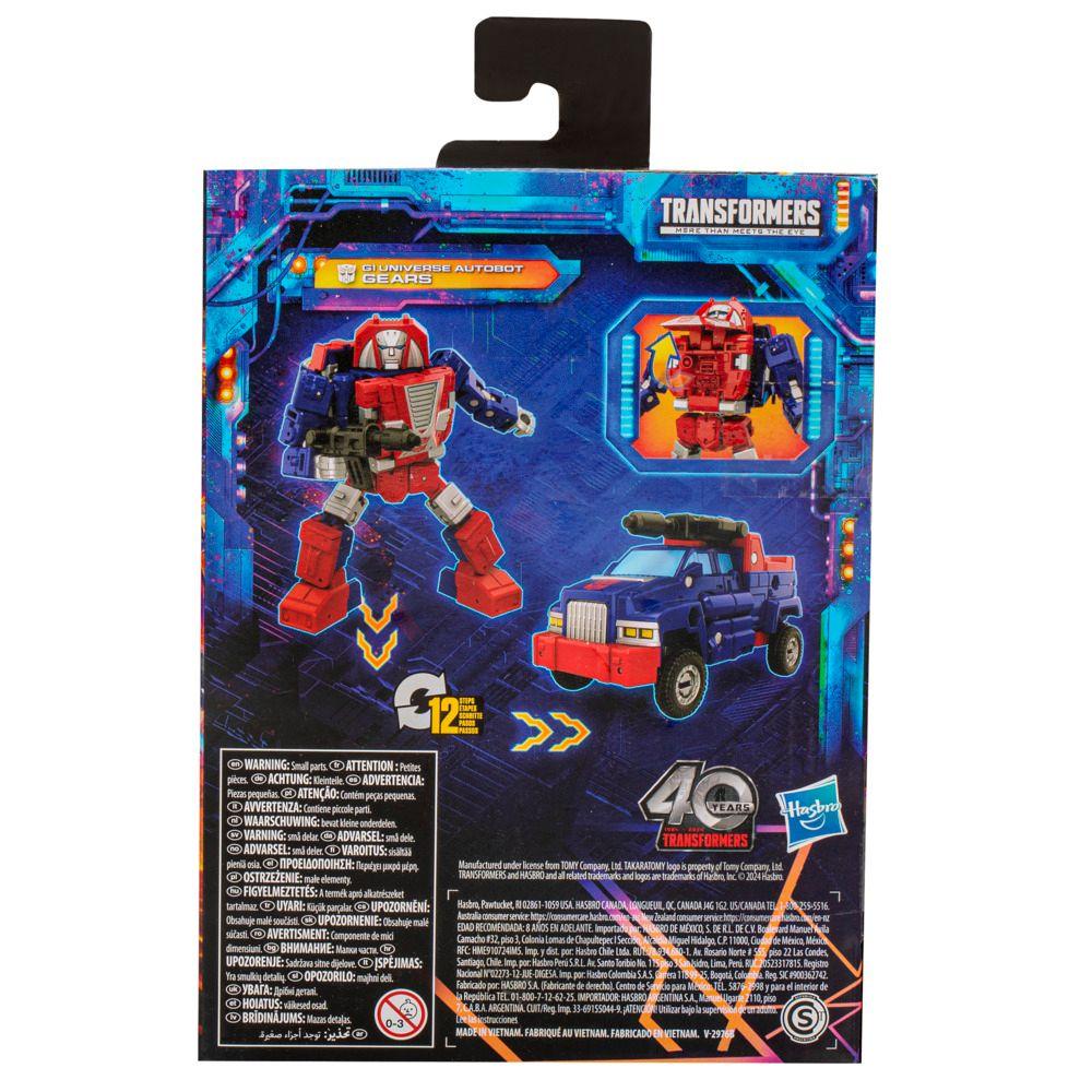 Figura de Acción Transformers Generations Legacy United Deluxe G1 Universe Autobot Gears-4