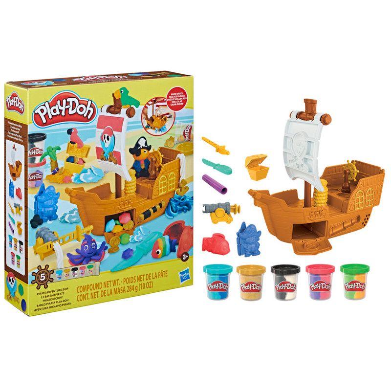 Masas y Plastilinas Play Doh Barco Pirata-1