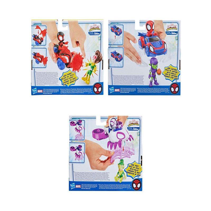 Figura de Acción Spidey & His Amazing Friends Héroe y Vehiculo Surtido-3