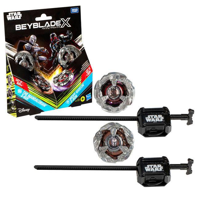 Trompo Beyblade X Star Wars The Mandalorian 3-60F vs. Moff Gideon 3-80N-2