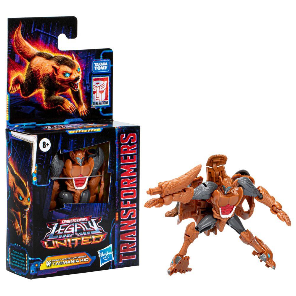 Figura de Acción Transformers Legacy United Core Class Beast Wars II Universe Tasmania Kid-2