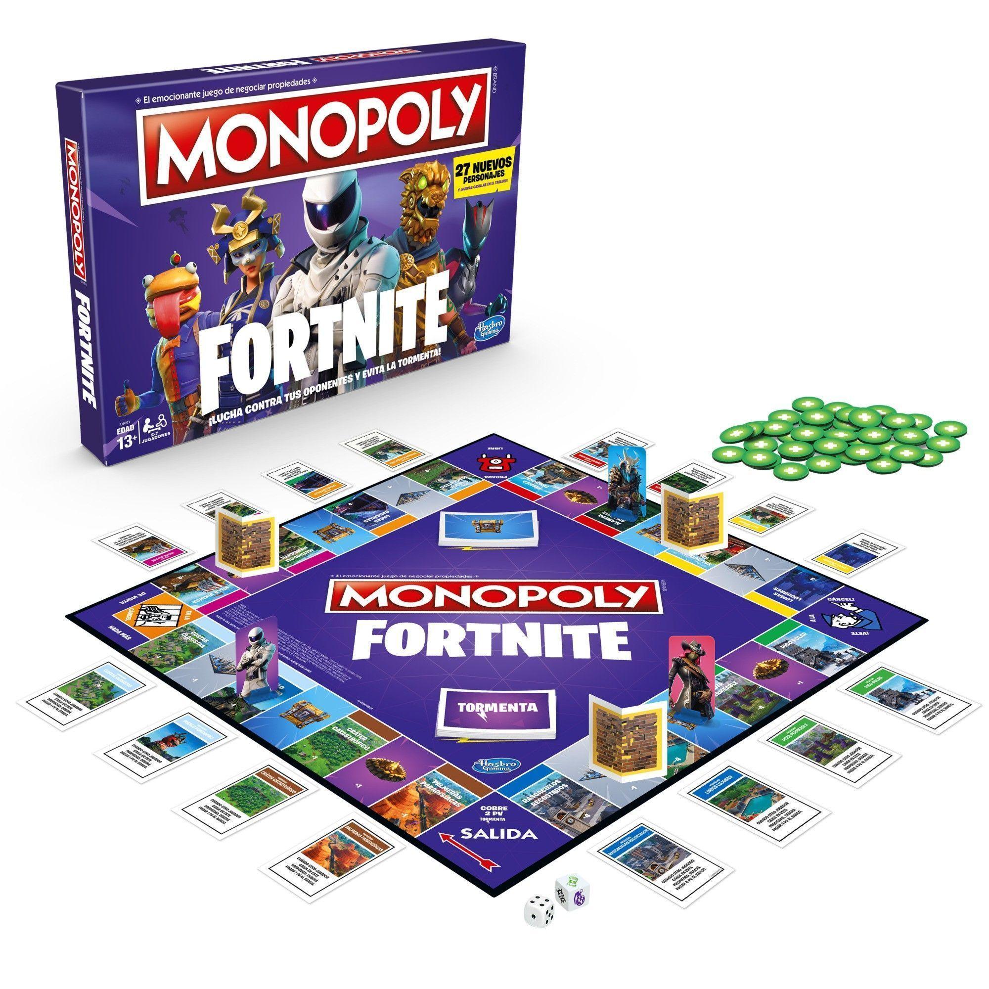 Juego De Mesa Monopoly Fortnite-2