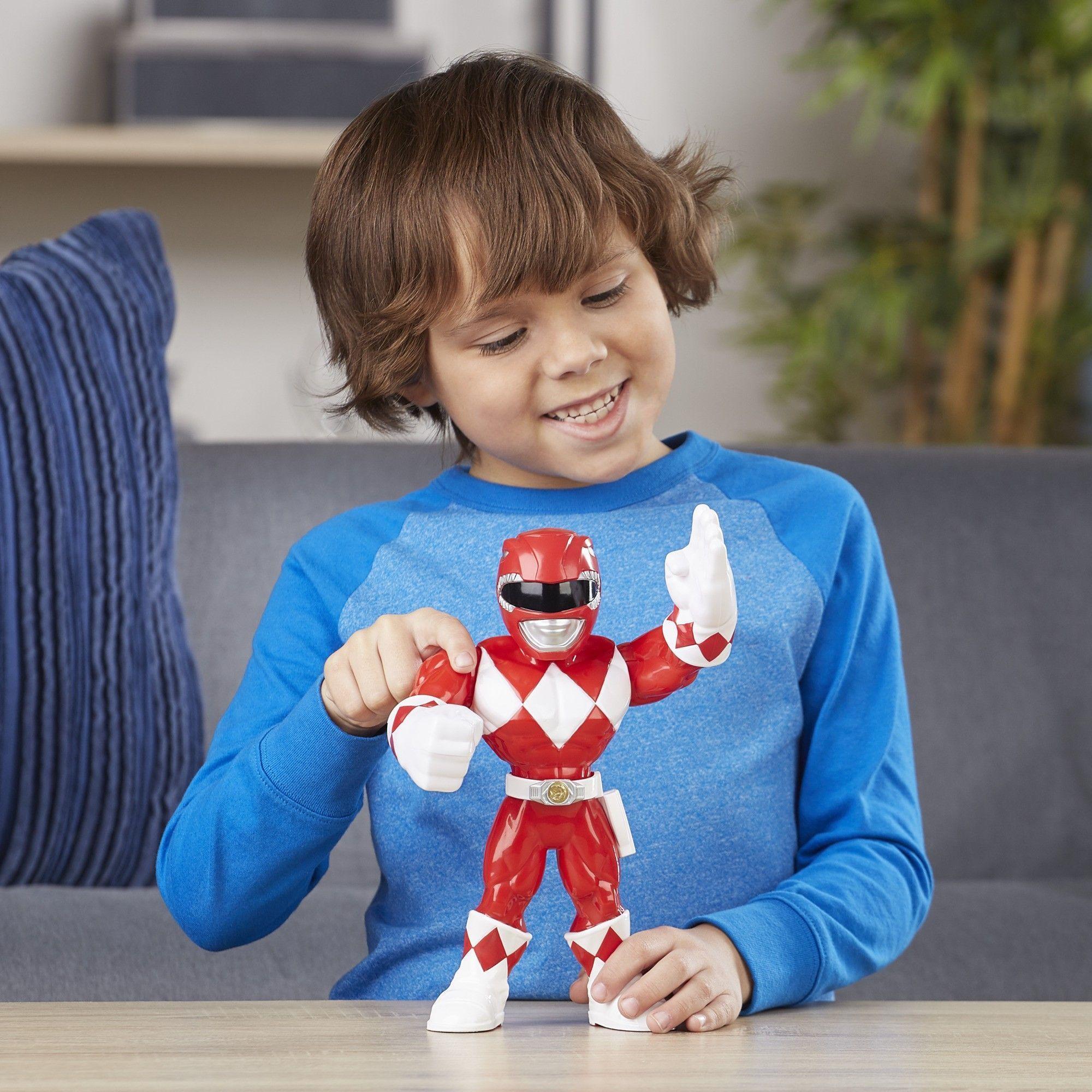 Figura Power Rangers Mega Mighties Ranger Rojo-3