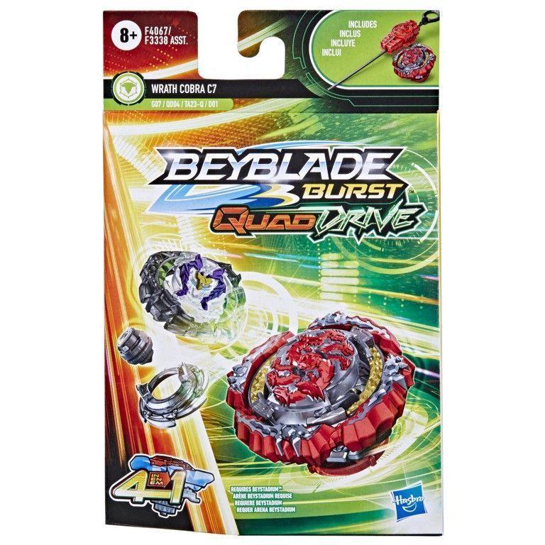 Trompo Beyblade Burst Quad Drive Wrath Cobra C7-1