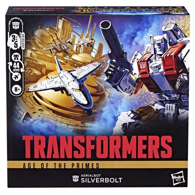 Figura de Acción Transformers Age of the Primes Commander Aerialbot Silverbolt-2