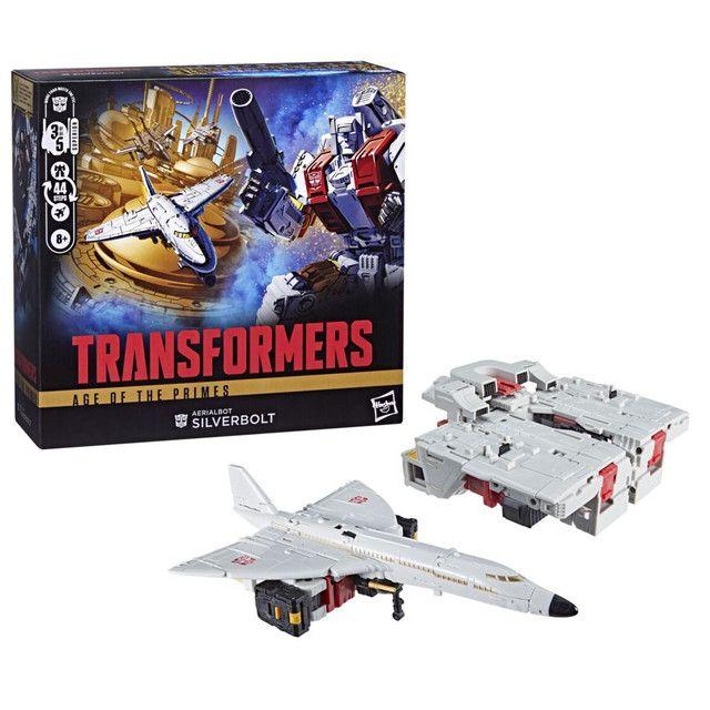 Figura de Acción Transformers Age of the Primes Commander Aerialbot Silverbolt-3