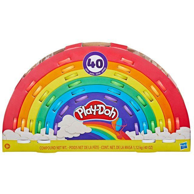 Masas y Plastilinas Play Doh 40 Pack Arcoíris-0