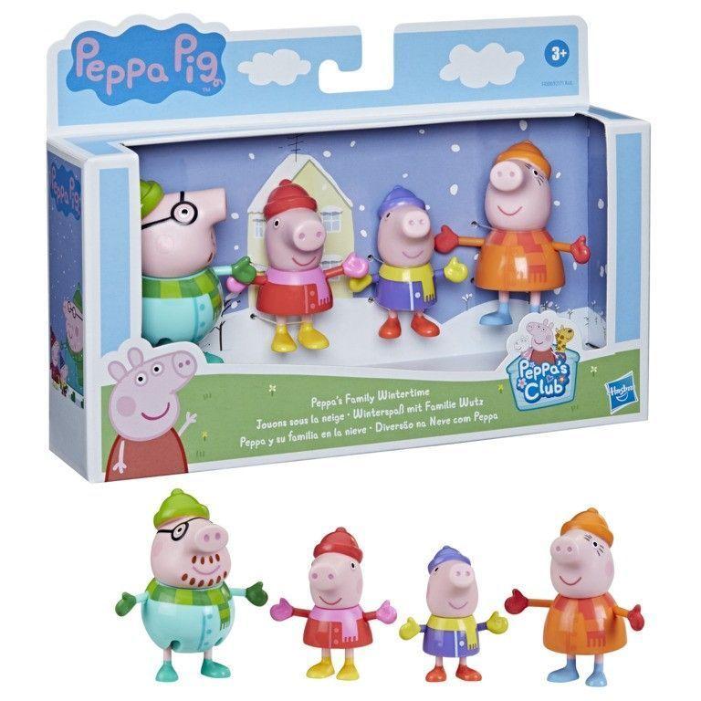 Figura Peppa Pig En La Nieve Con Su Familia-2
