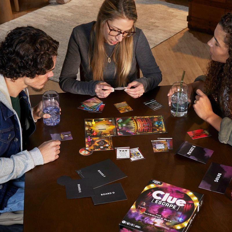 Juego de Mesa Hasbro Gaming Clue Escape El Club del Ilusionista -7