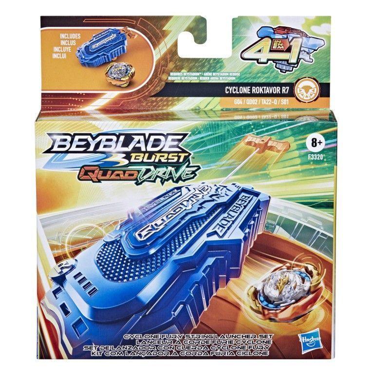 Trompo Beyblade Burst Quad Drive Cyclone Roktavor R7-2