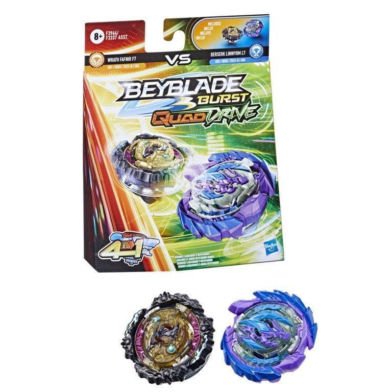 Trompo Beyblade Burst Quad Drive Vs Linwyrm L7 Fafnir F7-0