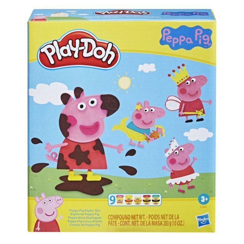 Masas y Plastilinas Play-Doh Peppa Pig Crea Diseña-0