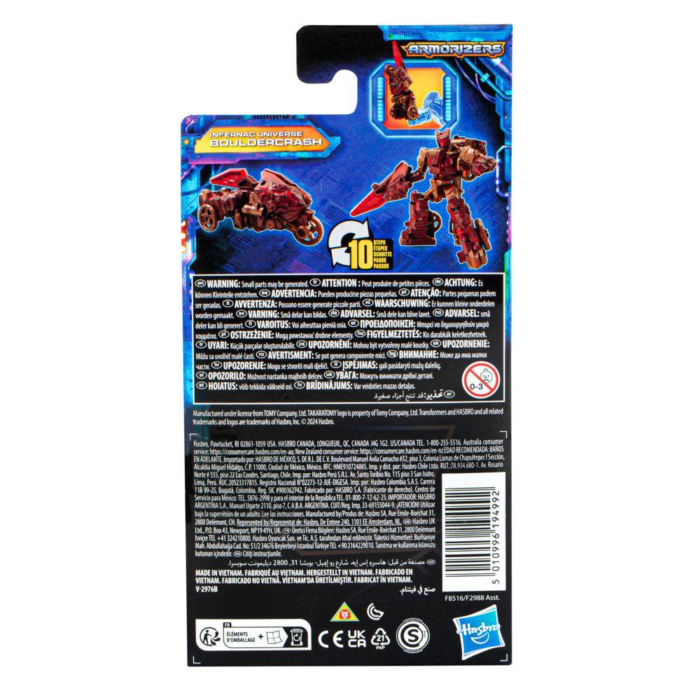 Figura de Acción Transformers Legacy United Core Class Infernac Universe Bouldercrash -3