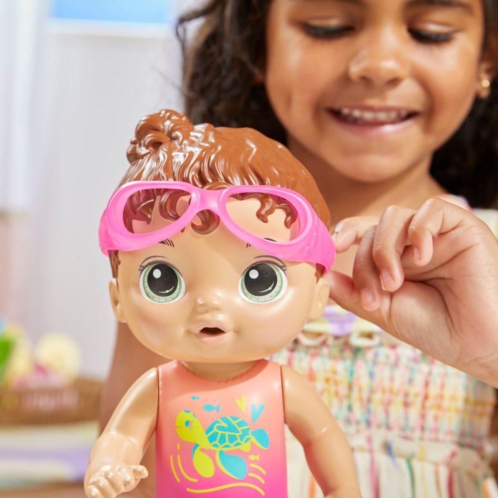 Muñeca Baby Alive Sunny La Nadadora Cabello Castaño-6