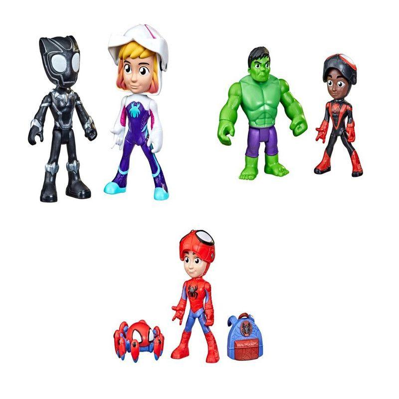 Figura de Acción Spidey & His Amazing Friends 2 Pack Héroe Oculto Surtido-0