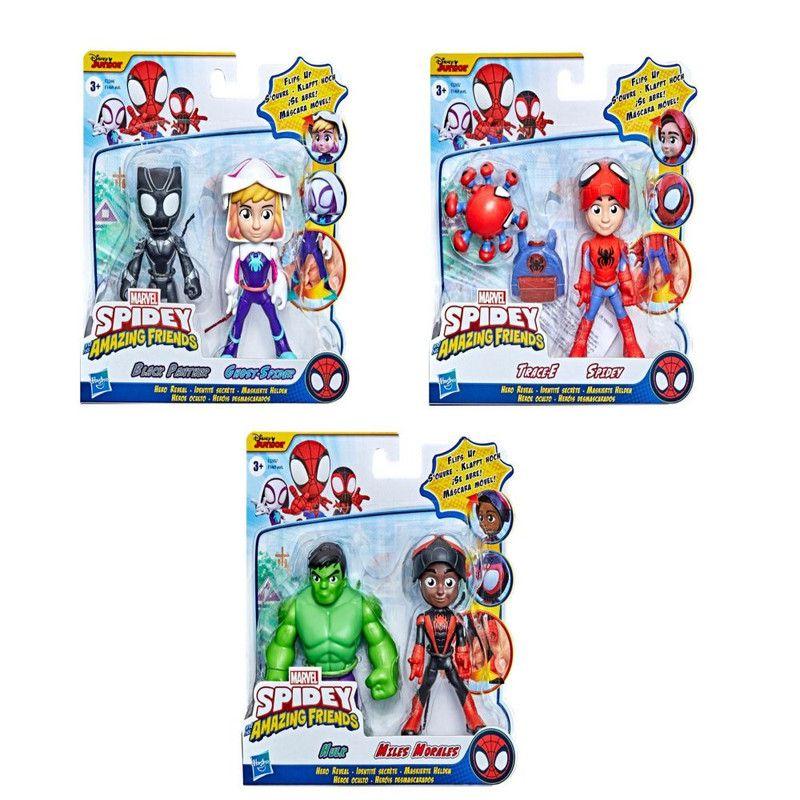 Figura de Acción Spidey & His Amazing Friends 2 Pack Héroe Oculto Surtido-1