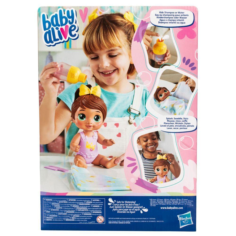Muñeca Baby Alive Burbujas Relajantes Sophia Sparkle Cabello Castaño-2