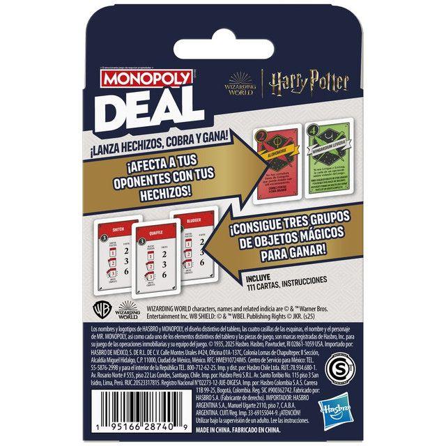 Juego de Mesa Monopoly Deal Harry Potter-3