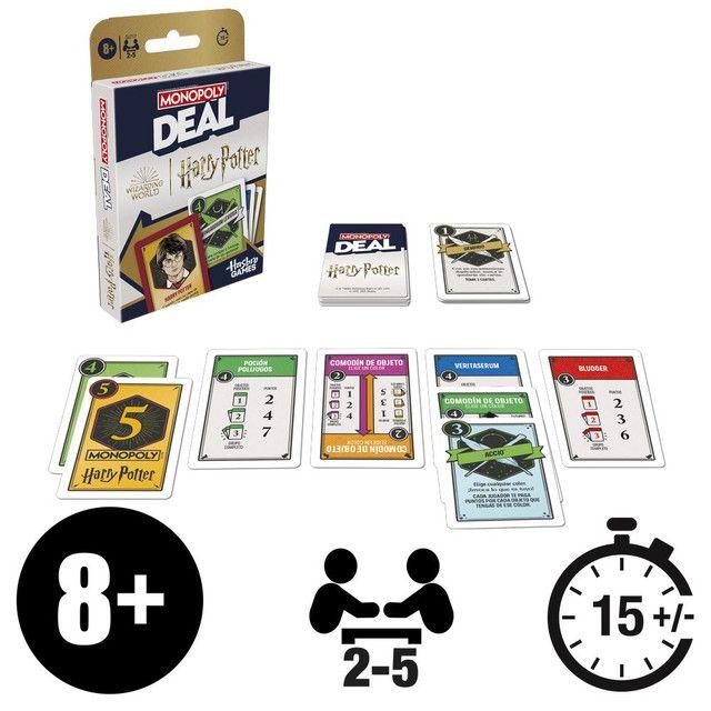 Juego de Mesa Monopoly Deal Harry Potter-5