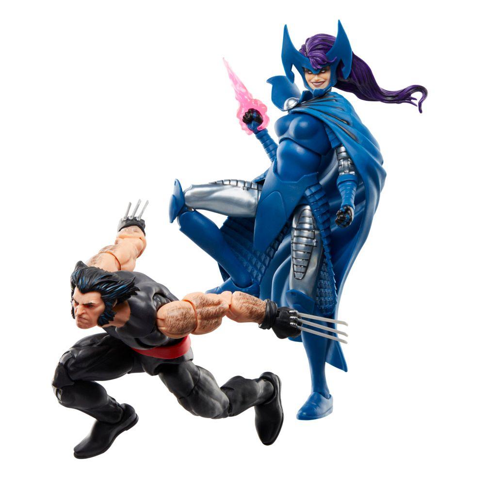 Figura de Acción Marvel Legends Series Wolverine y Psylocke-5