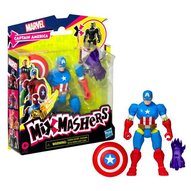 Figura de Acción Marvel Avengers MixMashers Capitán América-2