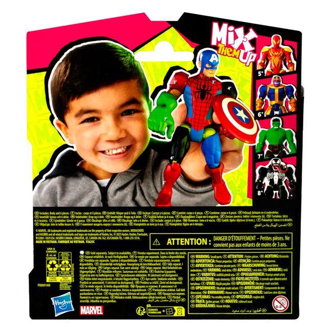 Figura de Acción Marvel Avengers MixMashers Capitán América-3