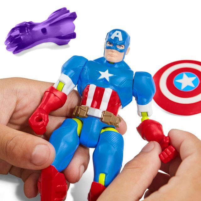 Figura de Acción Marvel Avengers MixMashers Capitán América-5