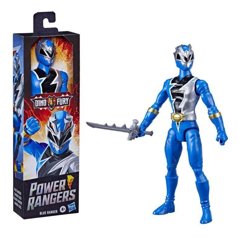 Figura Power Rangers Dinofury Ranger Azul-2