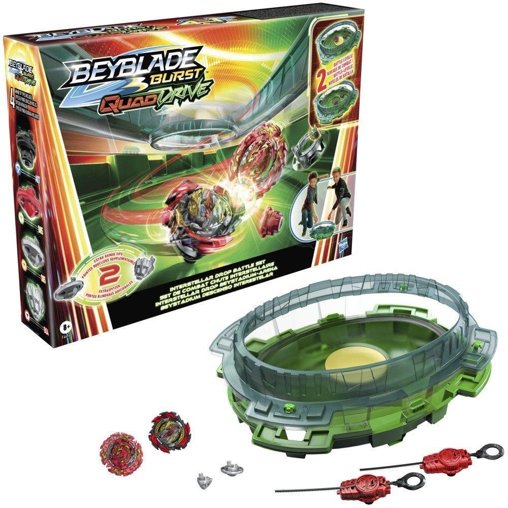 Estadio beyblade descenso interestelar verde-1