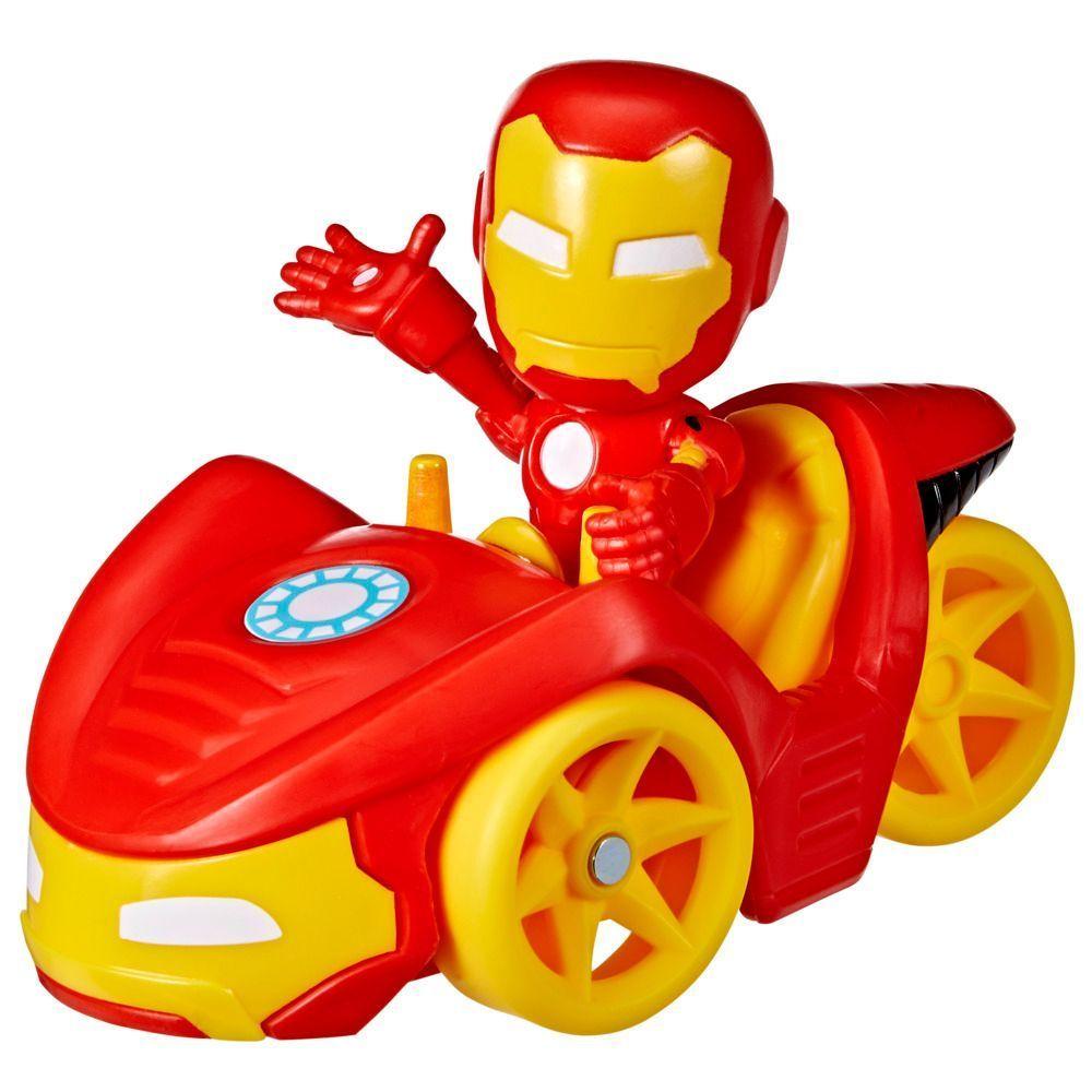 Figura Spidey And Friends Vehiculo Iron Man-0
